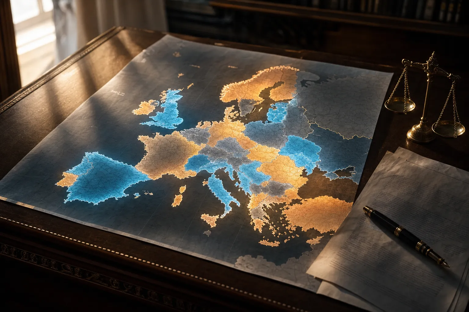 EU map showing the implementation status of the Pay Transparency Directive across member states