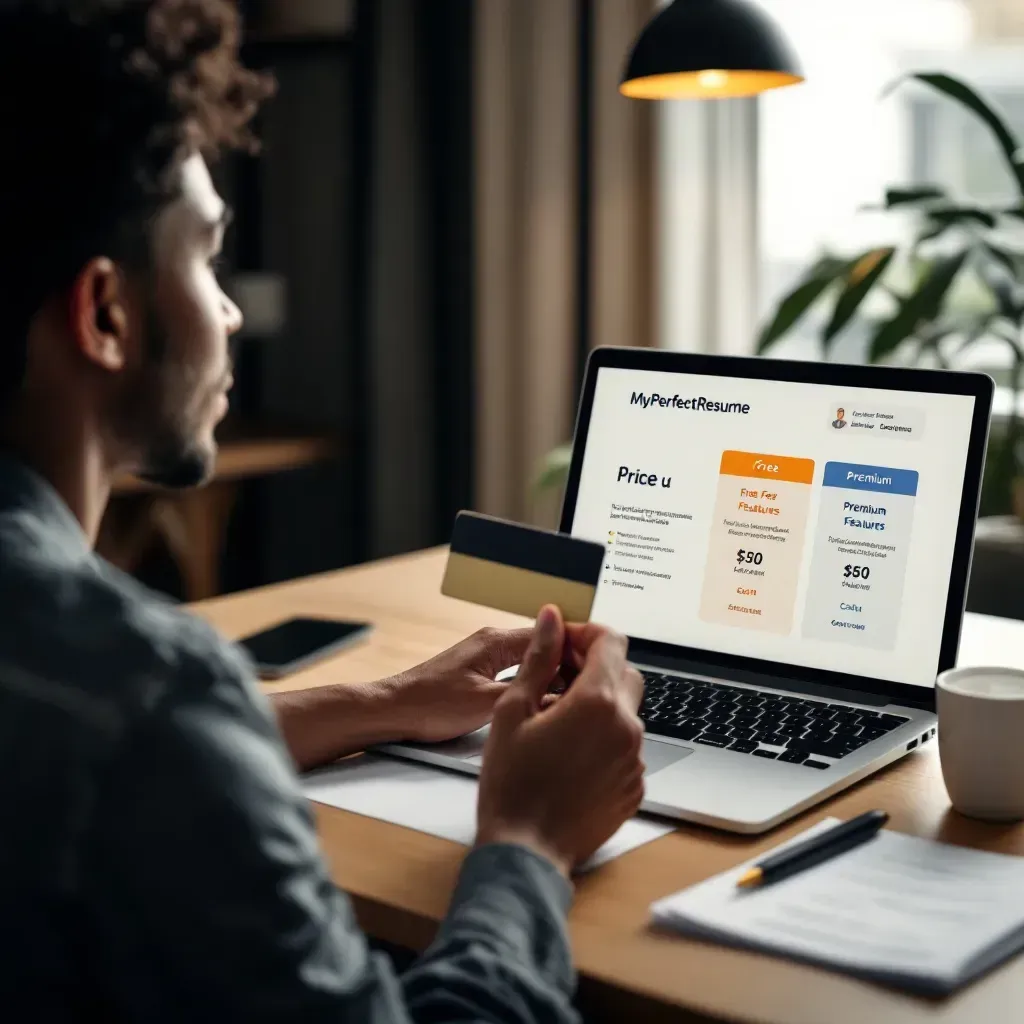 MyPerfectResume review showing pricing plans and feature comparison for 2026